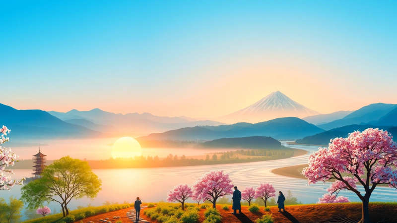 Belleza natural y serenidad equilibrada