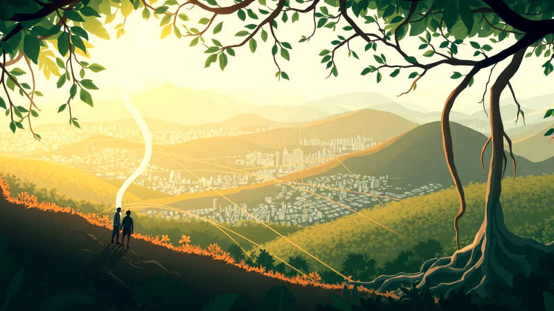 Naturaleza y tecnología se unen armoniosamente