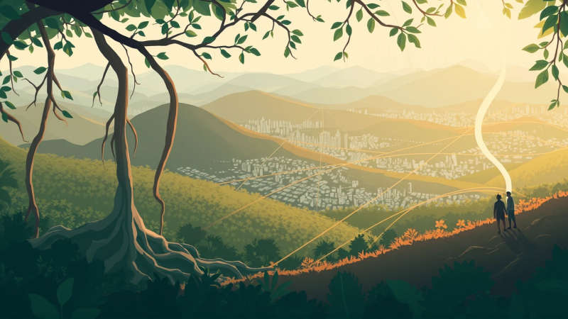 Naturaleza y tecnología se unen armoniosamente