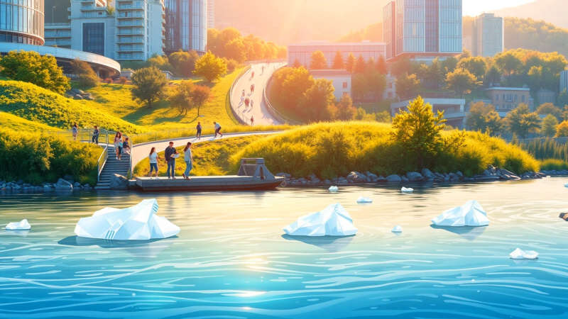 Armonía urbana y natural en perfecta unión